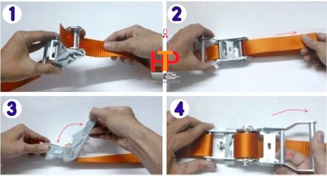 hướng dẫn cách sử dụng dây chằng hàng tăng đơ