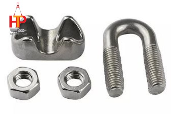 Cóc siết cáp có cấu tạo khá đơn giản