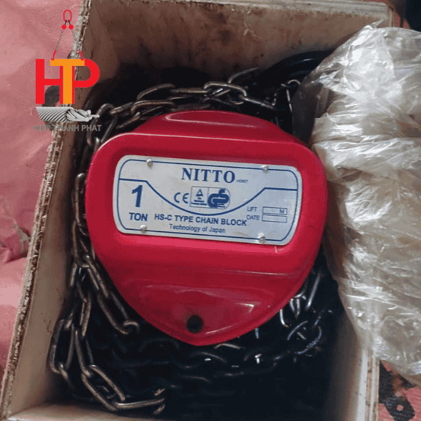 Checklist kiểm tra pa lăng xích Nitto trước khi nâng hàng