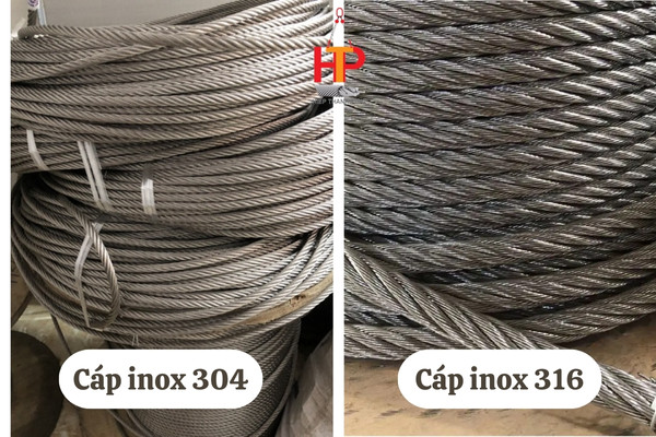 So sánh cáp inox 304 và 316: Loại nào tốt và đáng dùng hơn?